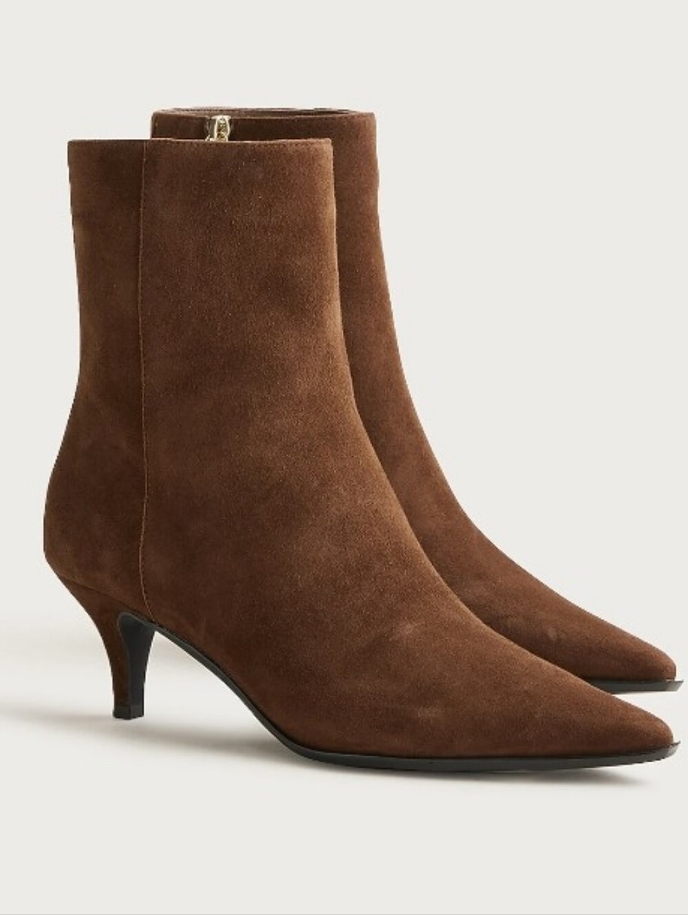 J. Crew New Stevie Suede Ankle Boots -Perfect Chocolate